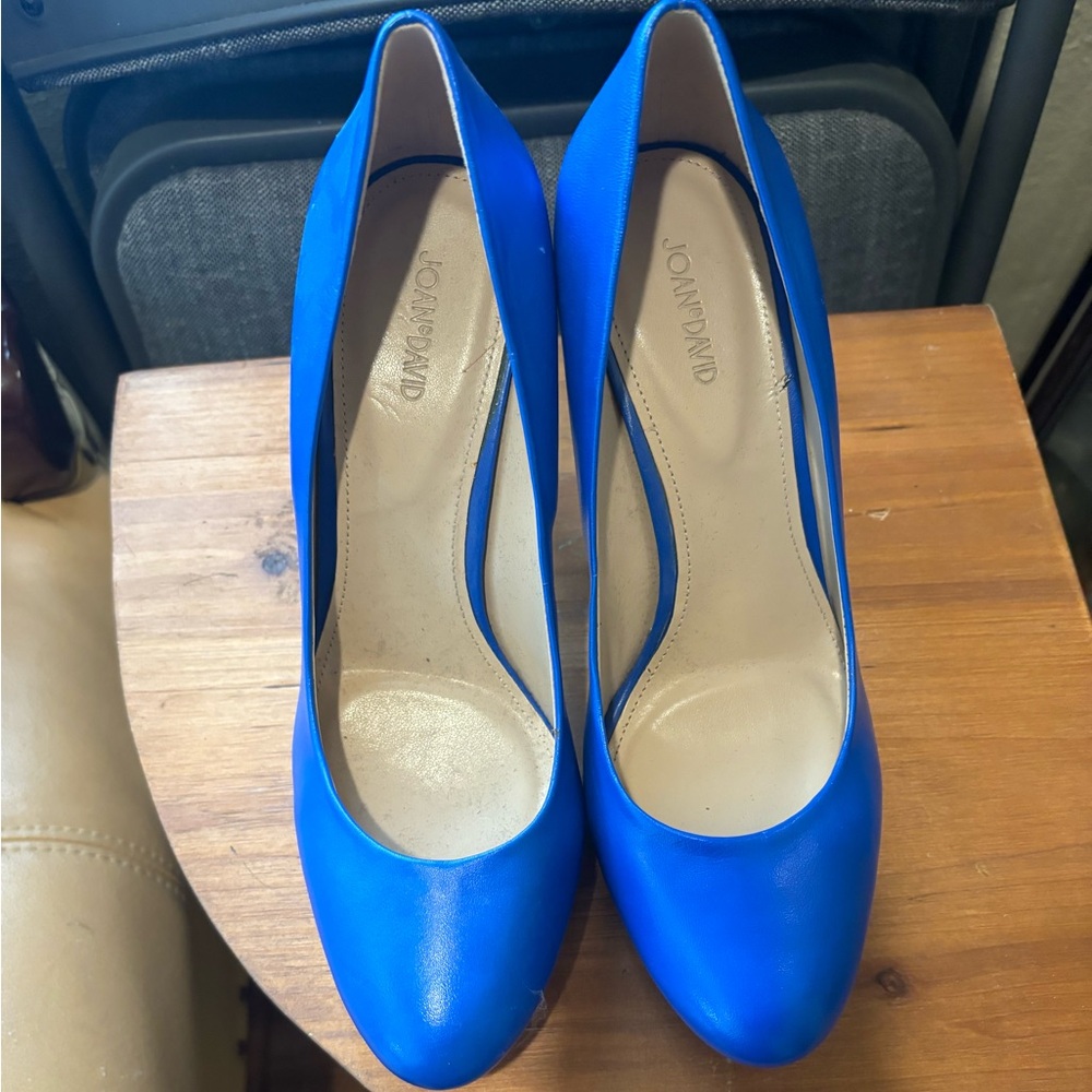 Size 8 Joan and David Blue Stiletto Pumps